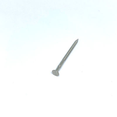 3.35X50MM चेकर फ्लैट हेड रिंग शंक स्टेनलेस स्टील नाखून